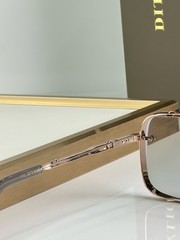 DITA Mach Six DTS121 Luxury Sunglasses Rose Gold Black Square Aviator 62-12-140