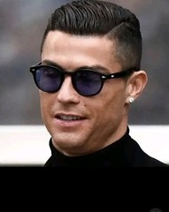 Luxury Brand Designer Men Ronaldo Sunglasses Celebrity Fashion Style Black Frame