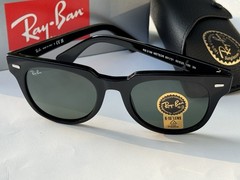 NEW Ray-Ban RB2168 901/31 METEOR Polished Black G-15 Green Sunglasses 50mm
