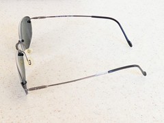 Maui Jim Sport Kailua MJ 453-02 Gunmetal Grey Polarized Rimless Wire Sunglasses