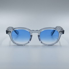 Handmade blue glasses blue gradient lens sunglasses Men’s classic glasses UV400