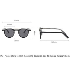 Unisex Round Punk Fashion Sunglasses Retro Driving Traveling Shade Glasses UV400