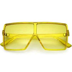 Women Sunglasses Oversize Large Square Oceanic Blue Lens Frame Fashion Female