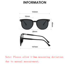 Men Women TR90 Eyeglasses 3 in 1 Magnetic Clip On Flip Up Polarized Sunglasses