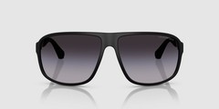 EMPORIO ARMANI EA4029 50638G Black Rubber Grey Gradient 64 mm Men’s Sunglasses