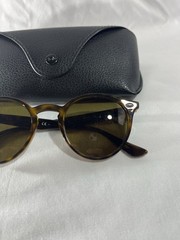 Ray-Ban RB2180 Polished Light Havana Frame Polarized Brown Lens 49-21
