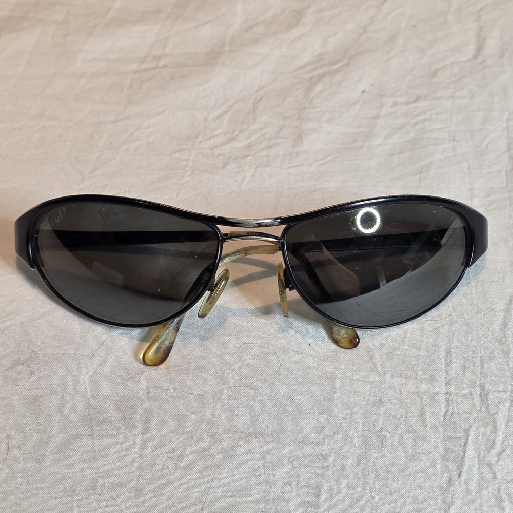 Maui Jim Mariner MJ 157 2M Matte Black Metal Frame, Made In ITALY, NEEDS REFURB