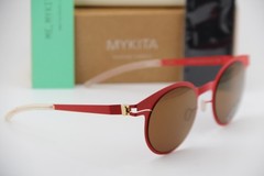 NEW MYKITA 3 DECADES SUN MARLENE COL 153 RED CLEAR AUTHENTIC SUNGLASSES 51-23 K1