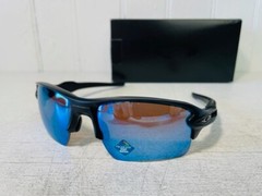 OAKLEY OO9188-58 FLAK 2.0 XL Matte Black w Prizm Deep Water POLARIZED Suns $243