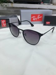Ray Ban ERIKA Black METAL Frame Gradient Grey Sunglass RB3539-1