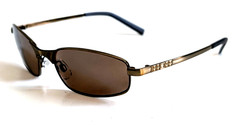 NWT Vintage 90’s Rectangle Metal Designer Sport Sunglasses (S. Brown)