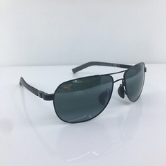NEW MAUI JIM GUARDRAILS MJ 327-02 Gloss Black with Neutral Grey Polarized JAPAN