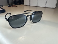 Maui Jim Keokea MJ447-02 55[]20-145 Black Sunglasses (Made In Japan) #378