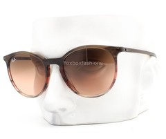 Ray-Ban Sunglasses RB 2204 1395/3B Transparent Striped Brown Red 54mm with Case