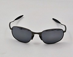 OAKLEY Metal Sports Wrap Sunglasses With Pouch