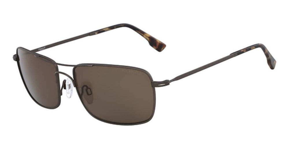 NEW FLEXON FS-5005P 210 POLARIZED Brown Sunglasses with Brown Lenses