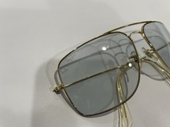 Vintage Ray- Ban B&L 62[]14 Caravan Gray Changeables Gold Sunglasses Made in USA
