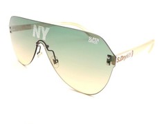 Superdry Sunglasses Monovector Matte Opaque Peach with a Gradient Visor Lens 150