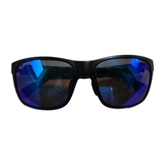 Maui Jim Men’s 60mm Black Polarized Sunglasses MJ0432S-003 Blue Hawaiian