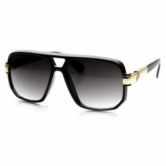Men Sunglasses Black Lens Designer Shades Fashion Classic Hip Hop Rapper Square