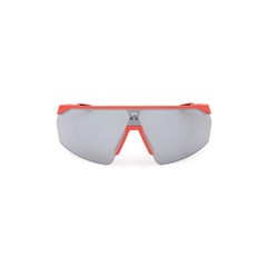 Adidas SP0075 67C Red Mirror Plastic Half-Rim Sunglasses Frame 145-125