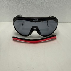 Bolle Sunglasses Unisex Black Chronoshield Vintage Shield Wrap Sport Glasses