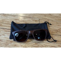 Shady Rays CL-15 Wood Grain Timber Sunglasses Polarized 100% UV W/ Soft Case