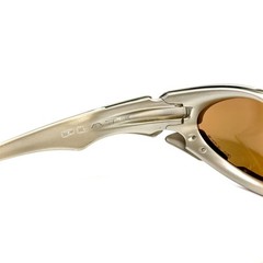 Oakley Plate Platinum 24K Gold Iridium Sunglasses NOS Vintage 2003 Rare