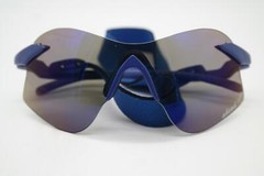 Vintage sunglasses ahead seal SHIELD 401 blue rimless sunglasses eyewear