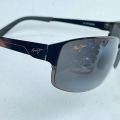 Maui Jim Topsail Sunglass Frames MJ-505-02 Gunmetal Stainless Steel Frames Only