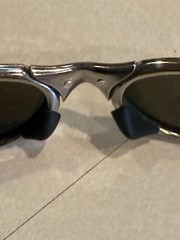 Rare Vintage OEM Oakley X Metal Penny Polished Black Iridium Lenses SKU G2U