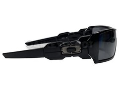 ✅🕶️ OAKLEY OIL RIG 009081 POLISHED BLACK/BLACK IRIDIUM POLARIZED SUNGLASSES (4)