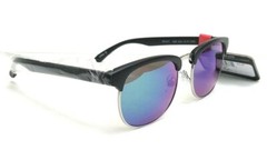 NEW Men’s Foster Grant Sunglasses Teal MIRROR Cali Black Silver US Seller Fast
