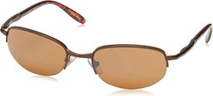 Foster Grant Men’s Driver 52 Oval Sunglasses Bronze/Brown