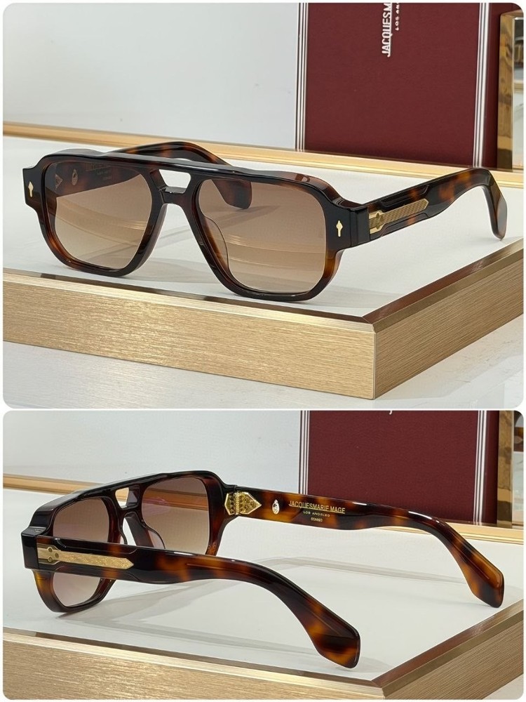 Branded Jacques Marie Mage Sunglasses, Square Frame, Unisex, size 55*17
