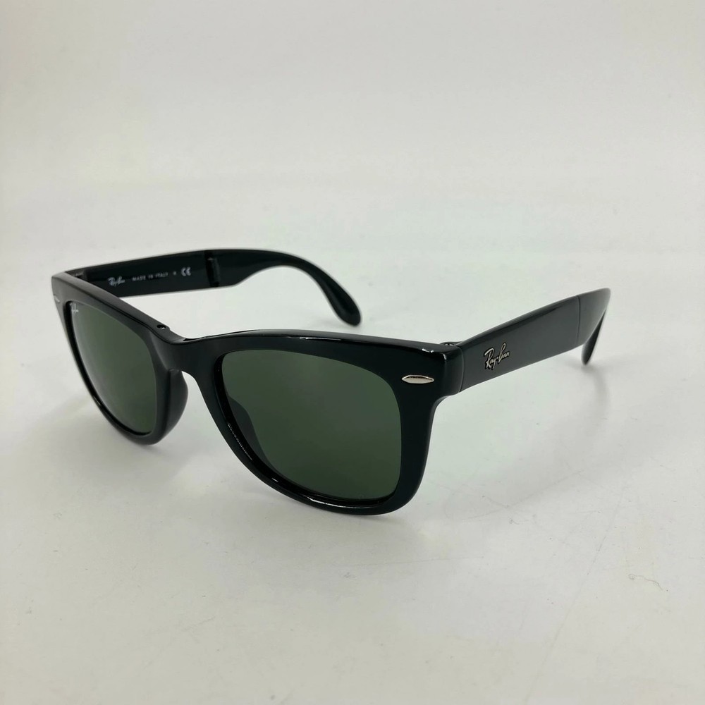 Used RAY BAN Ray Ban WAYFARER FOLDING Sunglasses RB4105 Black Aeon Hiro