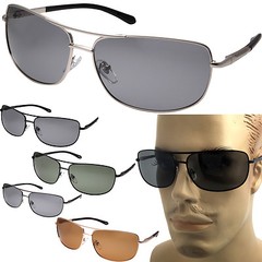 Polarized Classic Retro Mens Fashion Metal Aviator’s Vintage Designer Sunglasses