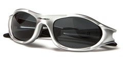 POLARIZED X Loop Sunglasses PZ0501 Davis E5 fishing sports wrap silver