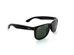 NEW RAY-BAN RB 4165F 622/T3 JUSTIN BLACK GRADIENT AUTHENTIC SUNGLASSES 55-17