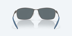 Costa Del Mar Sunglasses TURRET Gunmetal Frame / Blue Mirror 580P POLARIZED Lens
