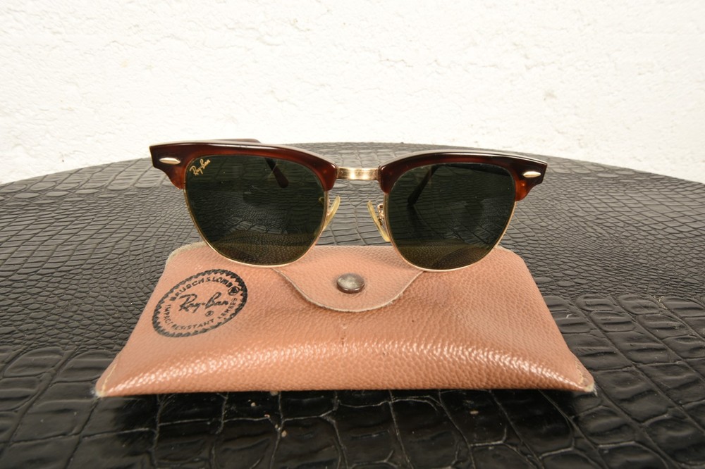 Ray Ban Bausch & Lomb B&L W0366 Round Sunglasses Clubmaster USA 48mm 135mm