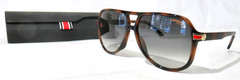 Carrera Mens Sunglasses Model 1045 Tortoise plastic frame 61-13-140, Good cond