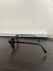 Ray-Ban Clubmaster RB3016 Browline Tortoise Brown Frame Black Tinted Glass
