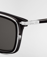 NEW Dior DiorBlackSuit S18U 13A0 Men’s Black Rectangle Sunglasses Gray 53-20-145
