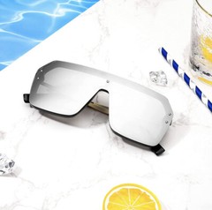Silver Mirror Lens Miami Style Celebrity New Style Swim Weak Fashion Model Fancy