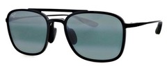 New MAUI JIM Keokea MJ447-02 55mm Black Aviator Polarized Sunglasses Japan