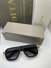 DITA LXN-EVO 145mm Square Sunglasses – Crystal Grey (DTS403A01)
