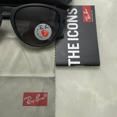 Ray-Ban RB4171 622/T3 54-18 Erika Matte Black Frame Grey Gradient Polarized Lens