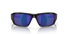 New Oakley Valve Sunglasses Polished Black Deep Blue Iridium Polarized OO9236-12