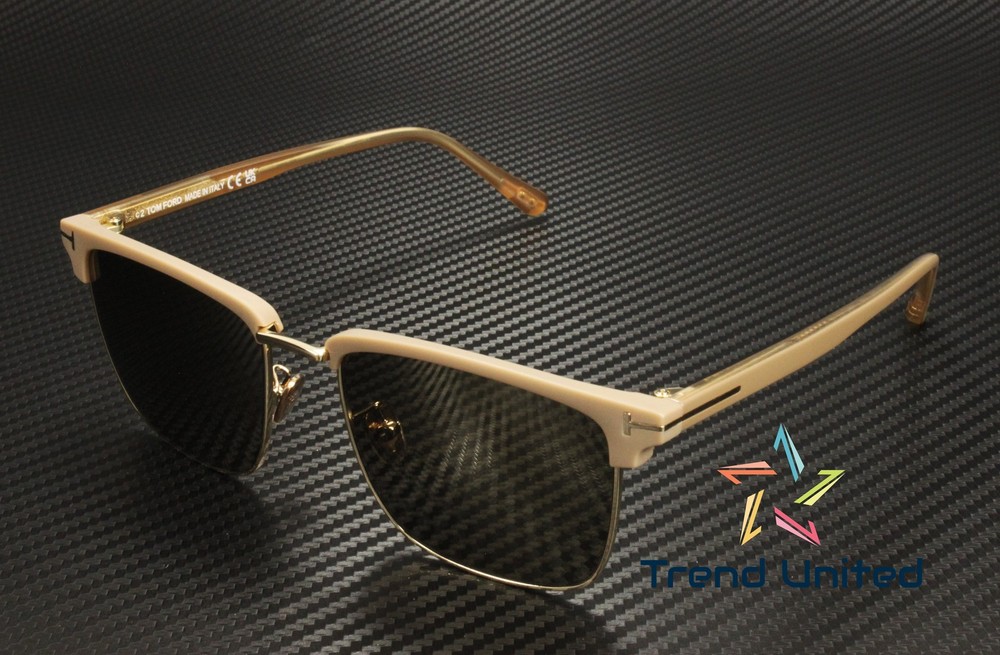 Tom Ford FT0997 H 52L Injected Dark Havana Roviex Mirror 55 mm Men’s Sunglasses